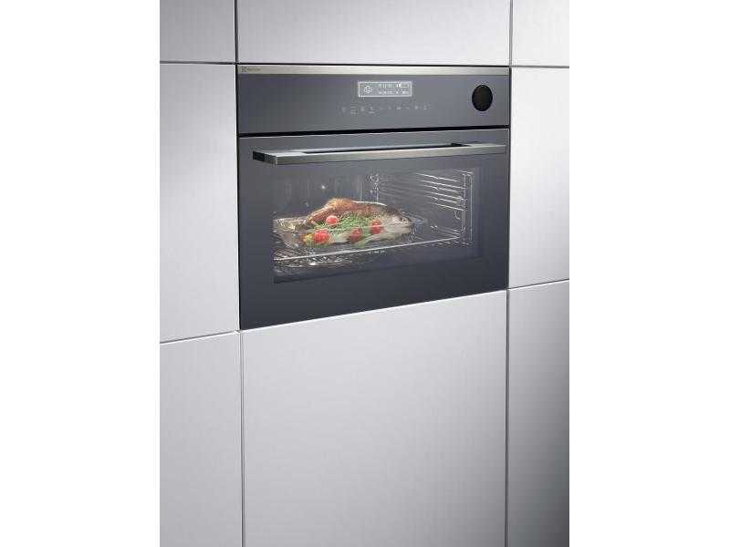 Electrolux Einbausteamer EB4GL70CN Schwarz Gesundes Dampfgaren mit einem Steamer als Einbaugerät