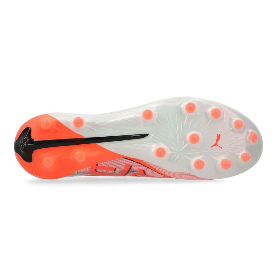 PUMA Ultra 5 Ultimate AG Unlimited - Blanc/Noir/Glowing Red
