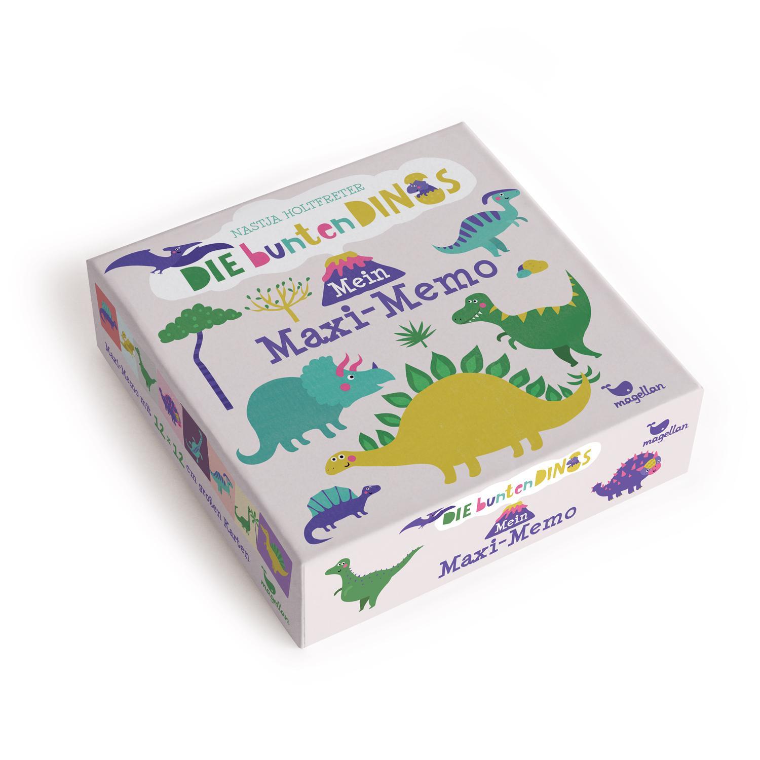 Die bunten Dinos – Mein Maxi-Memo