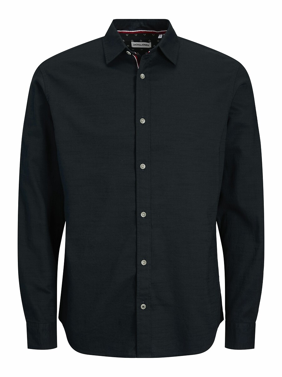JACK & JONES<br>Camisa de algodão de manga comprida