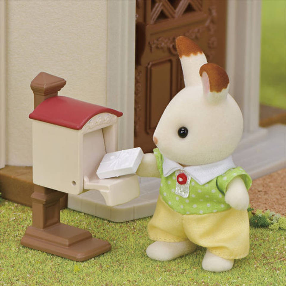 Sylvanian Families groot verlicht landhuis speelkamer 5708