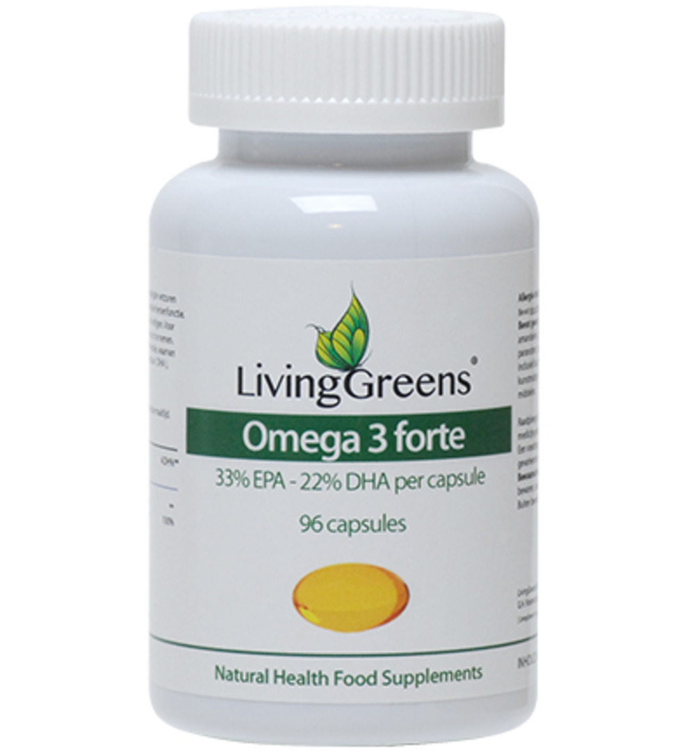 Livinggreens Omega 3 Visolie Forte (96 capsules)