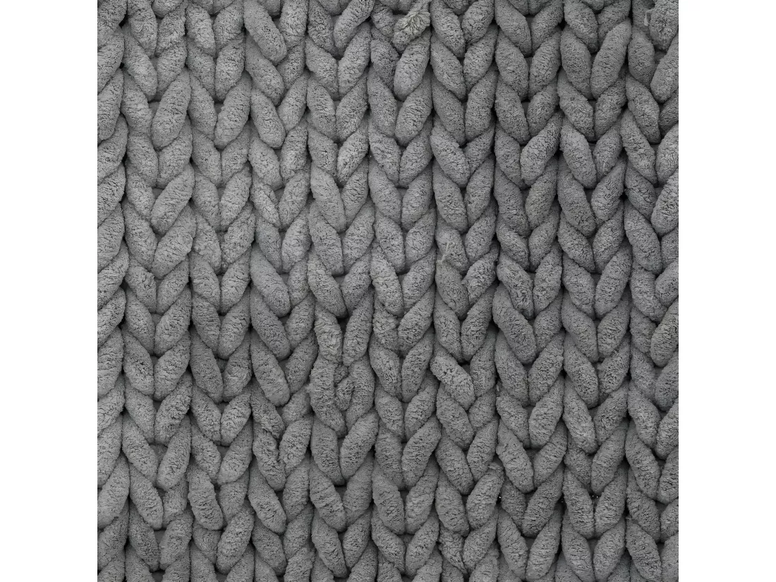 Grand Tapis de Salle de Bain épais Gris 50 x 120 cm
