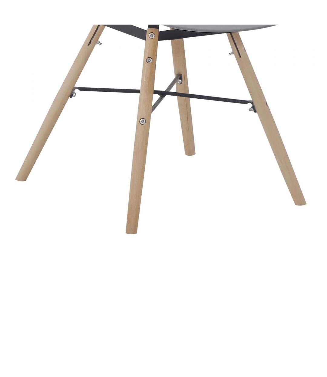 Lot de 2 chaises AJA en polypropylène doux et soyeux fait main