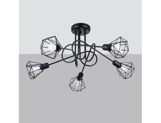 SOLLUX LIGHTING - Lustre artemis 5s noir