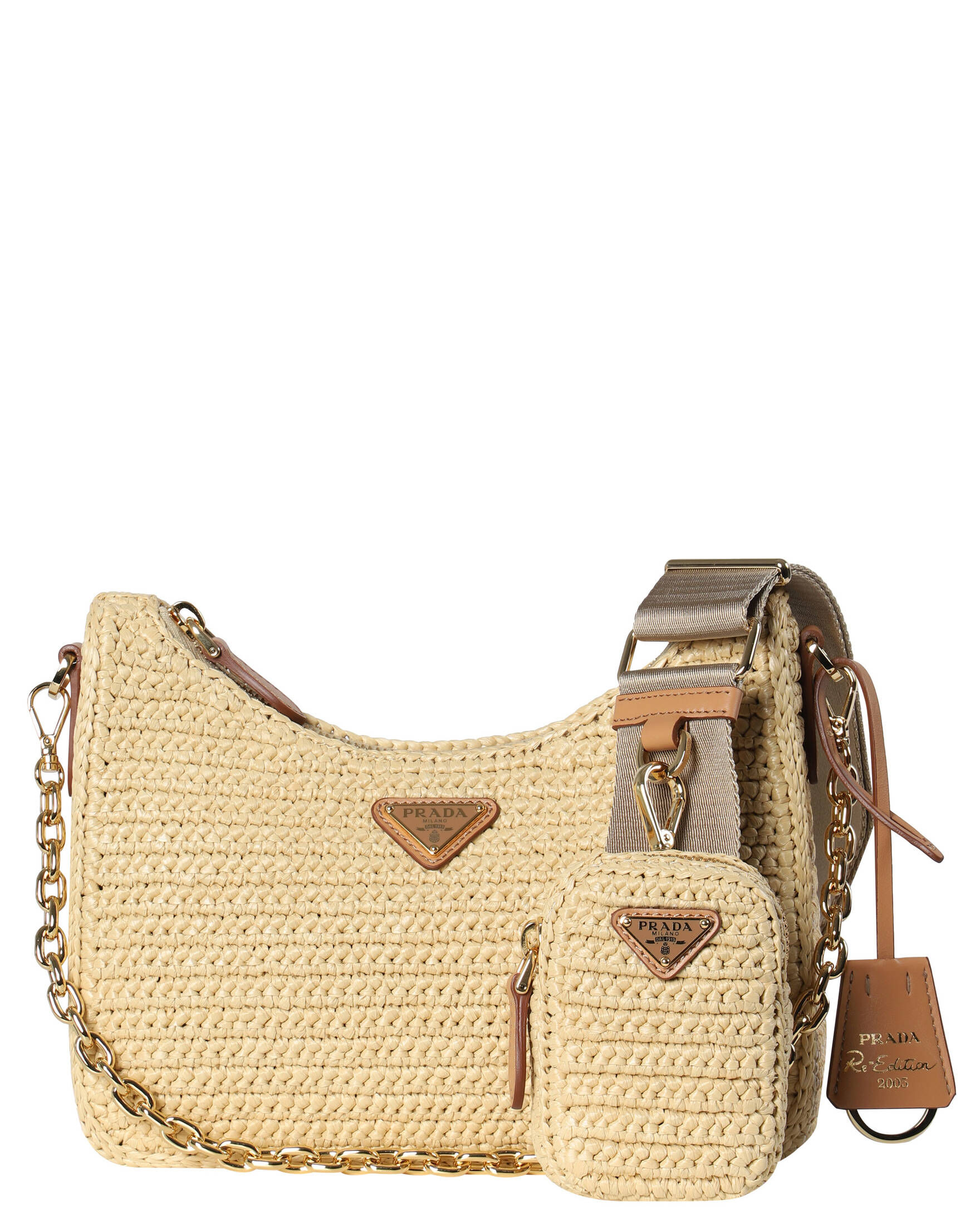 Prada| Damen Umhängetasche Re-Edition 2005 CROCHET BAG