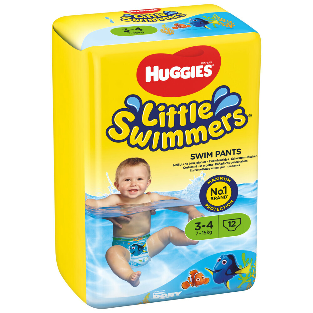 Huggies Little Swimmers maat 3-4 (7-15 kg)12 stuks