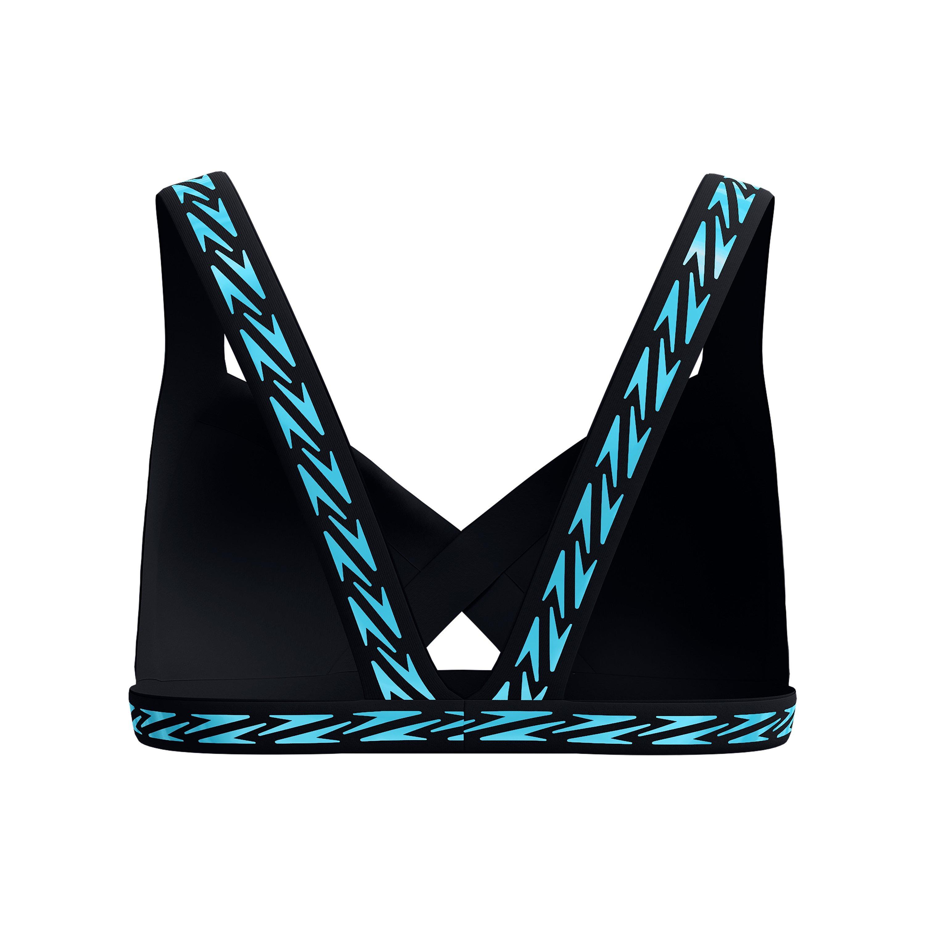 Speedo Solid Logo Elastic Cross Front Top
