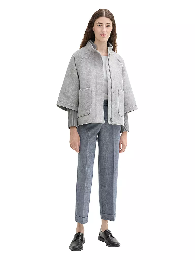 TOM TAILOR Poncho - Cape grau