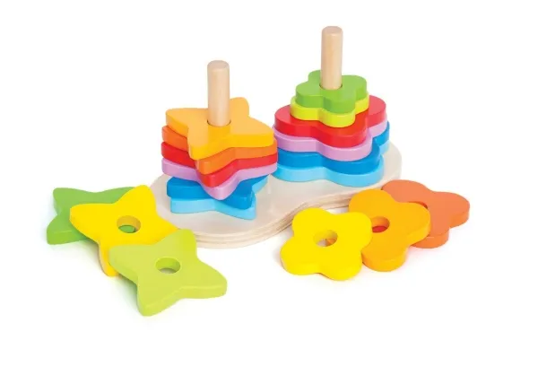 Hape Double Rainbow Stacker