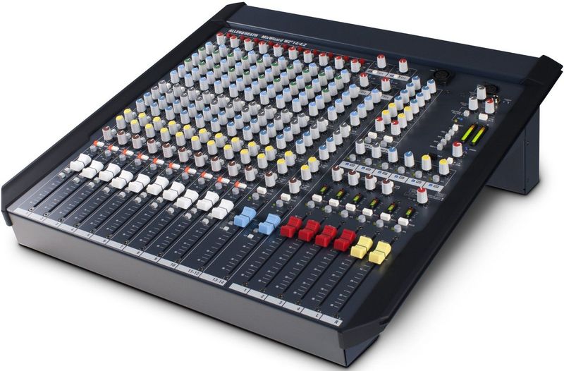 Allen & Heath - MixWizard WZ4 14:4:2 - Mixer - Multifunctioneel - 10 Mono- en 2 Stereo-kanalen