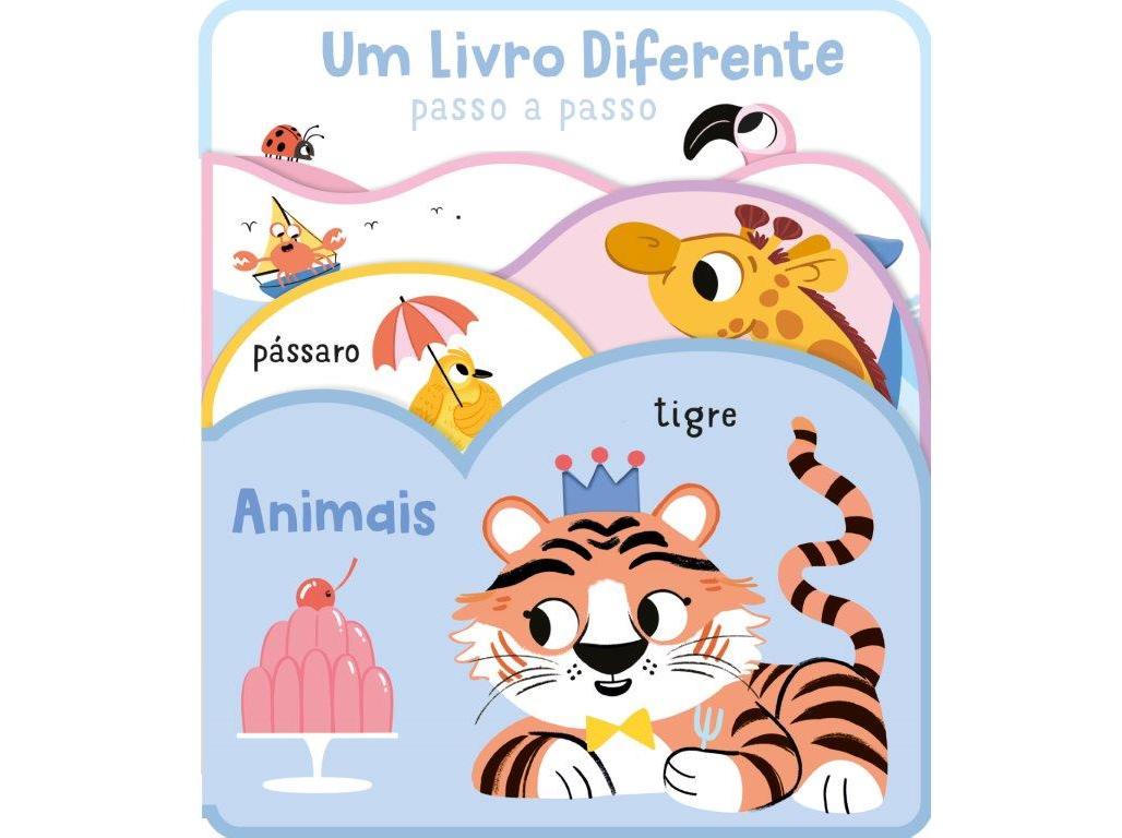 LIVRO UM LIVRO DIFERENE PASSO A PASSO - ANIMAIS