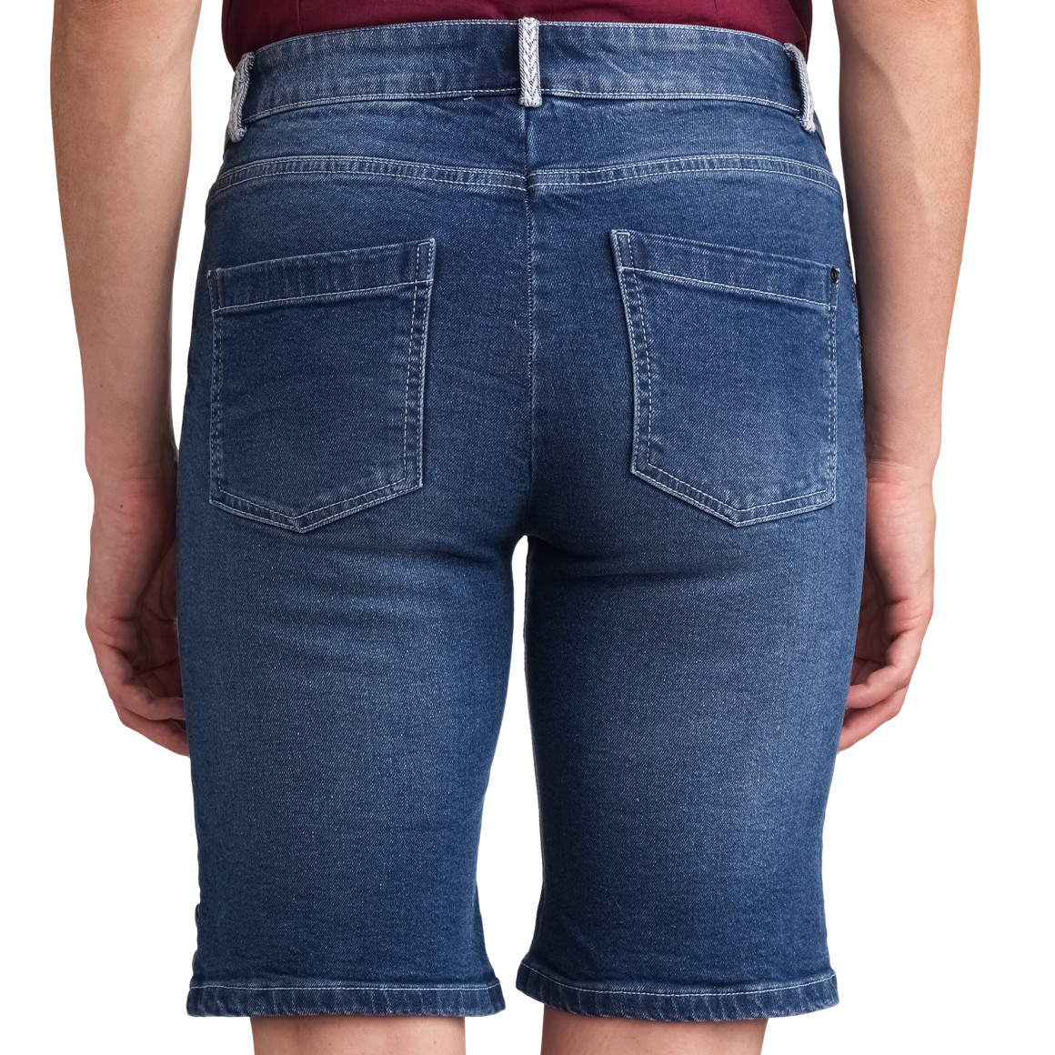 Gina Benotti Damen Trachtenshorts in Denim-Optik dunkelblau