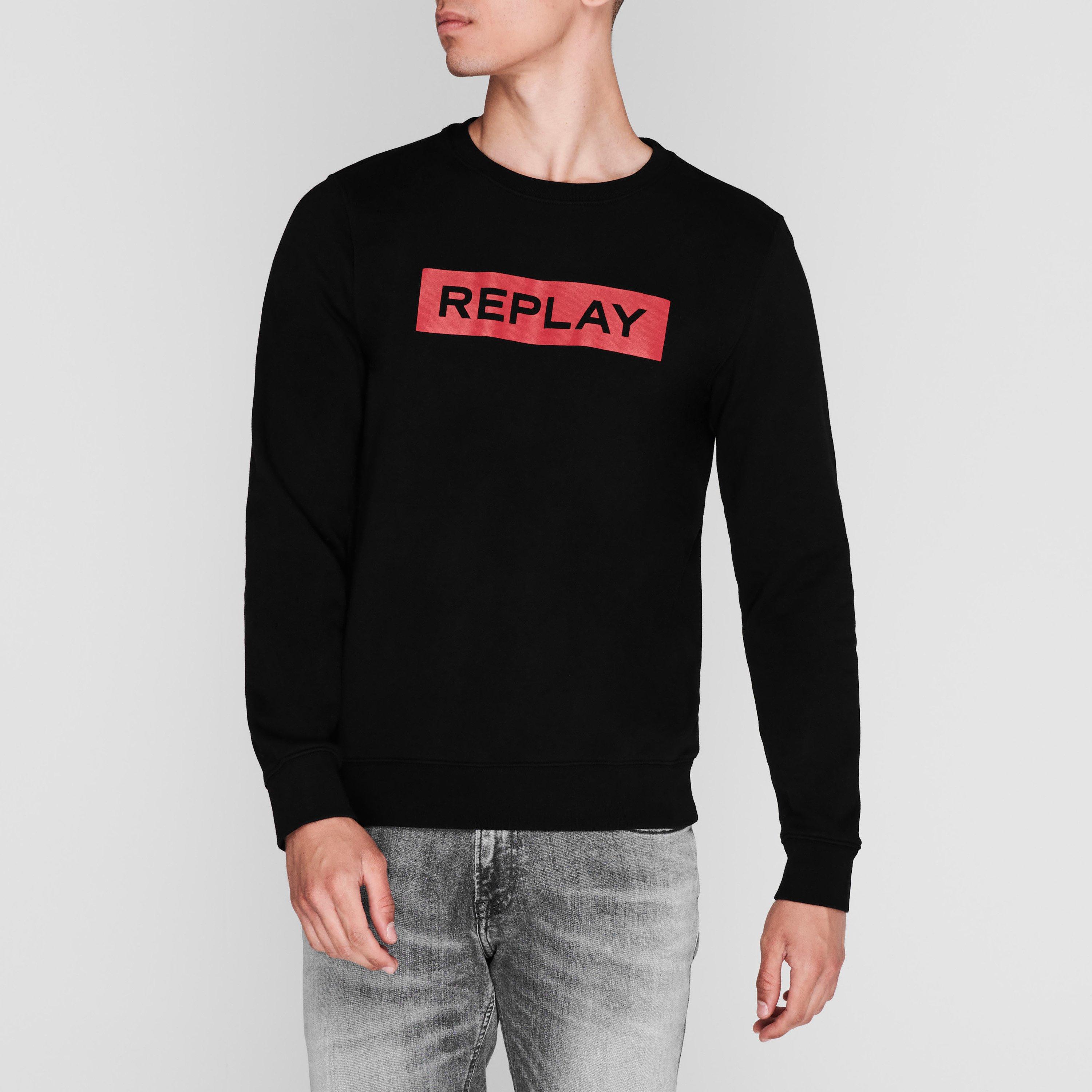 Replay Block Logo Sweatshirt