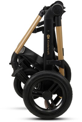 Kinderkraft MOOV 2 Air 3-in-1 Kombivogn, Pure Black