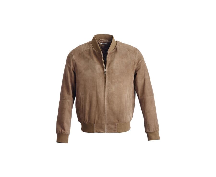 Blouson homme cuir Havane - SEAN II