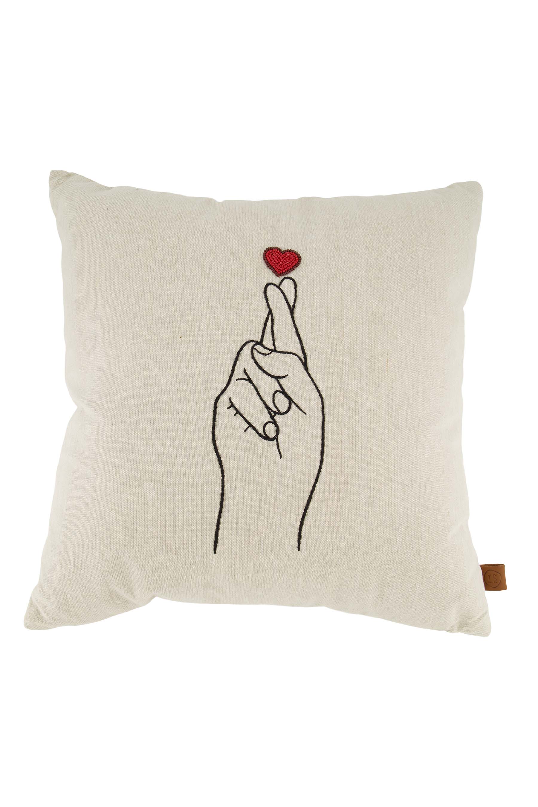 kussen hand 45x45cm peper en zout