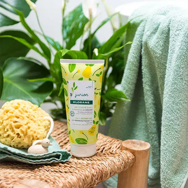 Gel de Banho e Cabelo Klorane Junior Pera 200ml