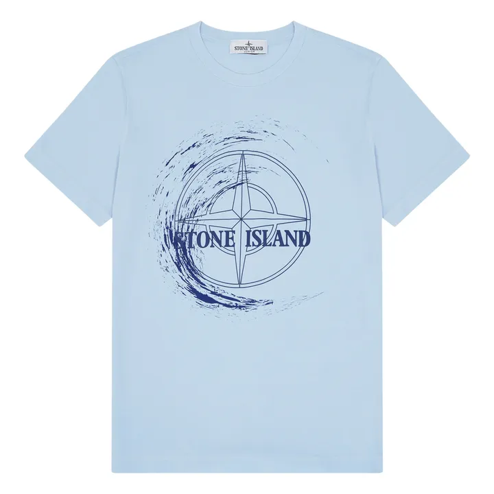 Stone Island T-shirt Illustration | Bleu