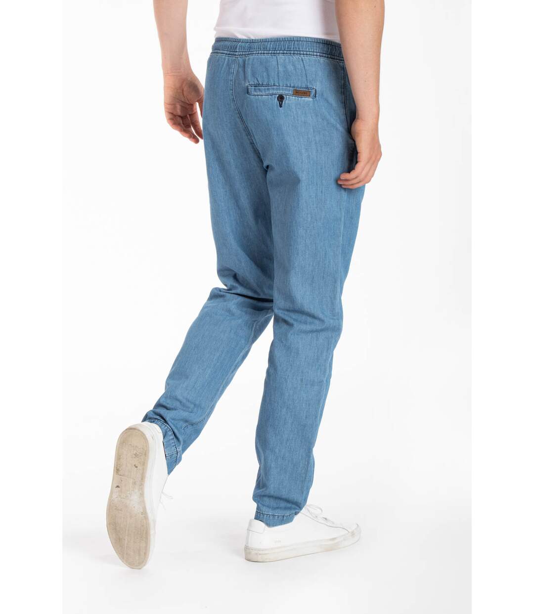 Pantalon denim léger chambray MANLIO denim