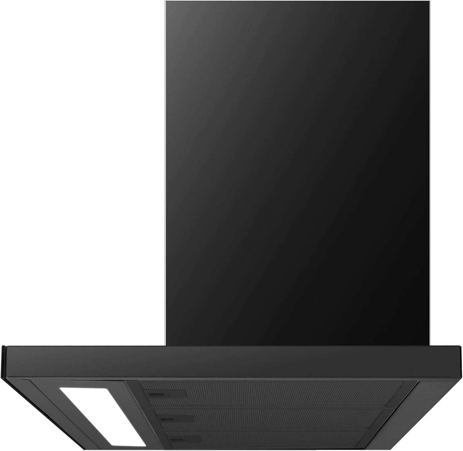Wolkenstein Dunstabzugshaube WT3-90-A++BR | schwarz | 90cm Breite | nur 66 dB