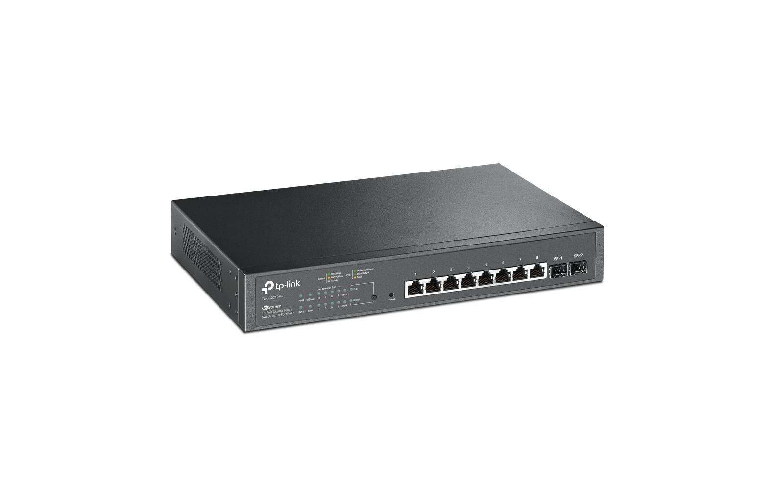 PoE+ Switch TL-SG2210MP 10 Port<br>Verwirklichen Sie mehr mit Omada