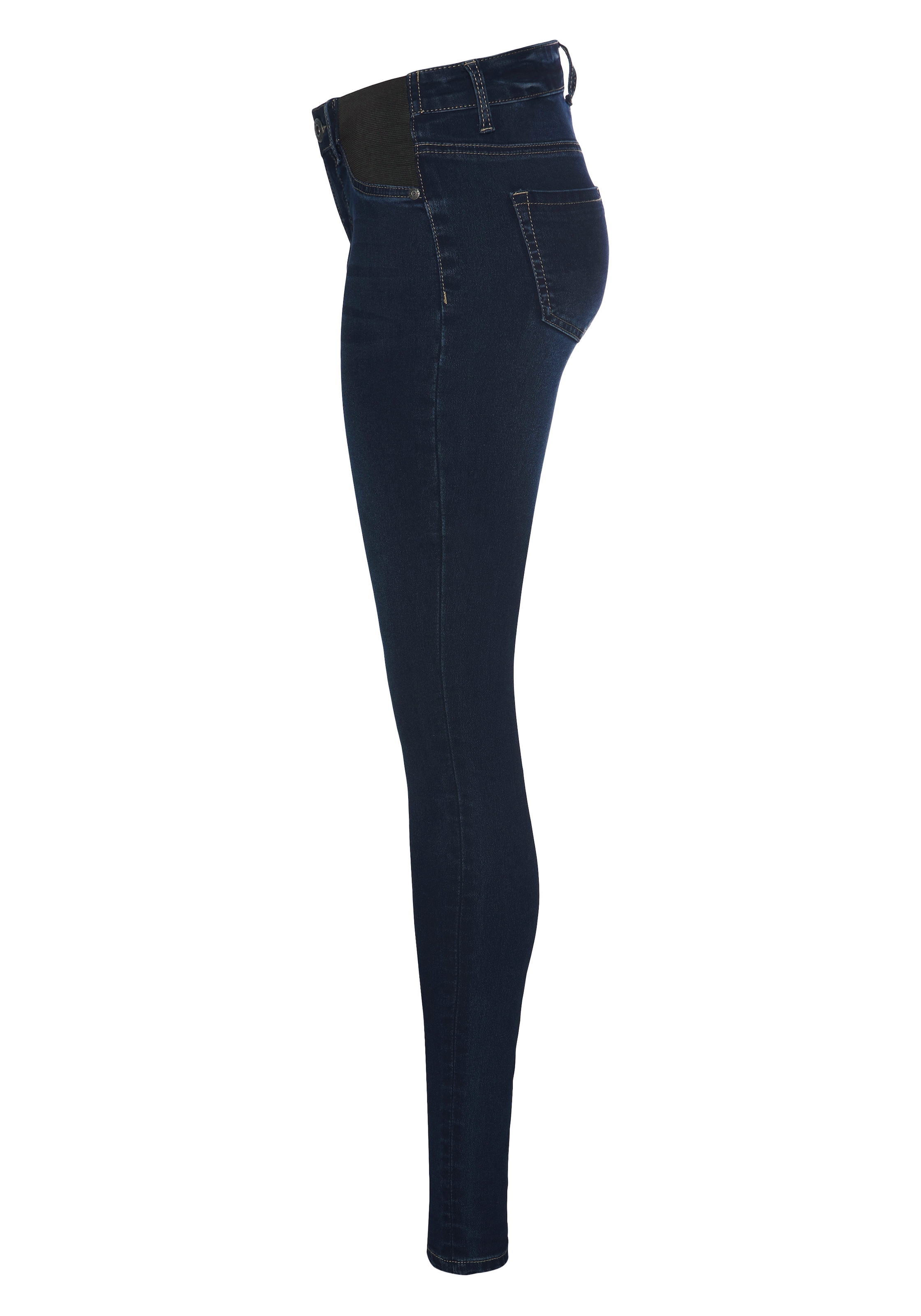 Arizona Skinny-fit-Jeans »Ultra Stretch«, skinny-fit,  mit Used-Look-Crinkles,  niedrige Leibhöhe