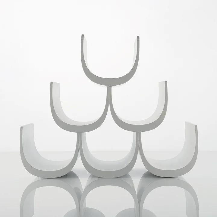 Alessi - Noè Flaschenregal, weiss
