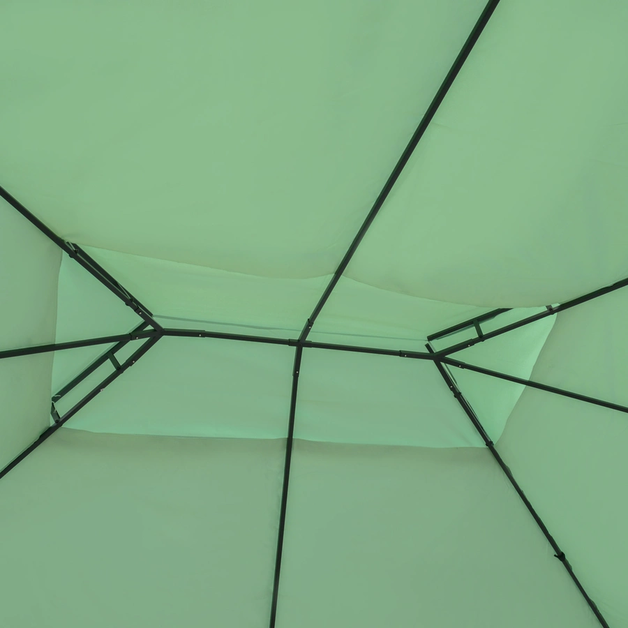 Outsunny Pavillondach für 3 x 4 m Grundflächen grün