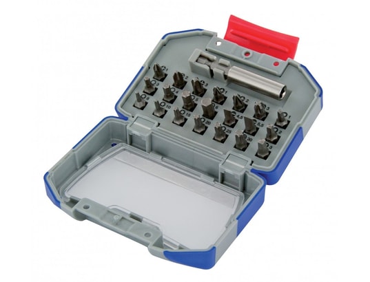 TIVOLY - Coffret embouts de vissage 22 pièces +porte embouts