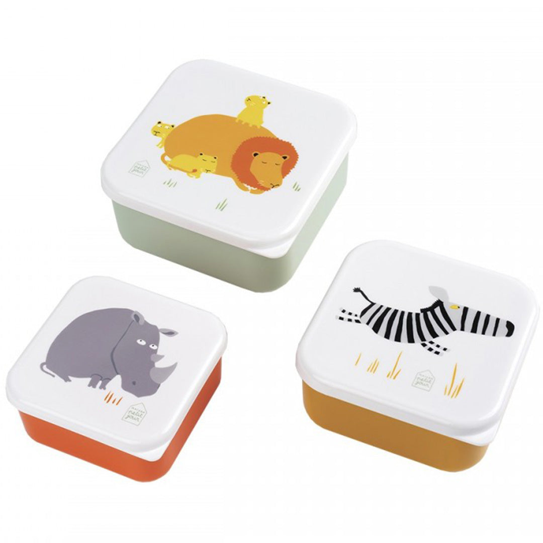 maison petit jour snackdoosjes de savanne - 3st