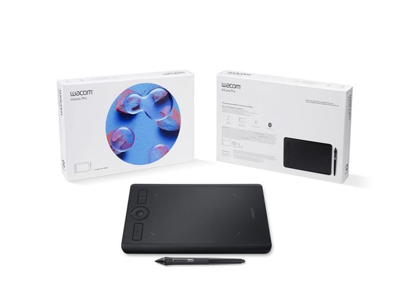 Wacom Stifttablet Intuos Pro S Performantes Grafiktablet, Grösse S, schwarz