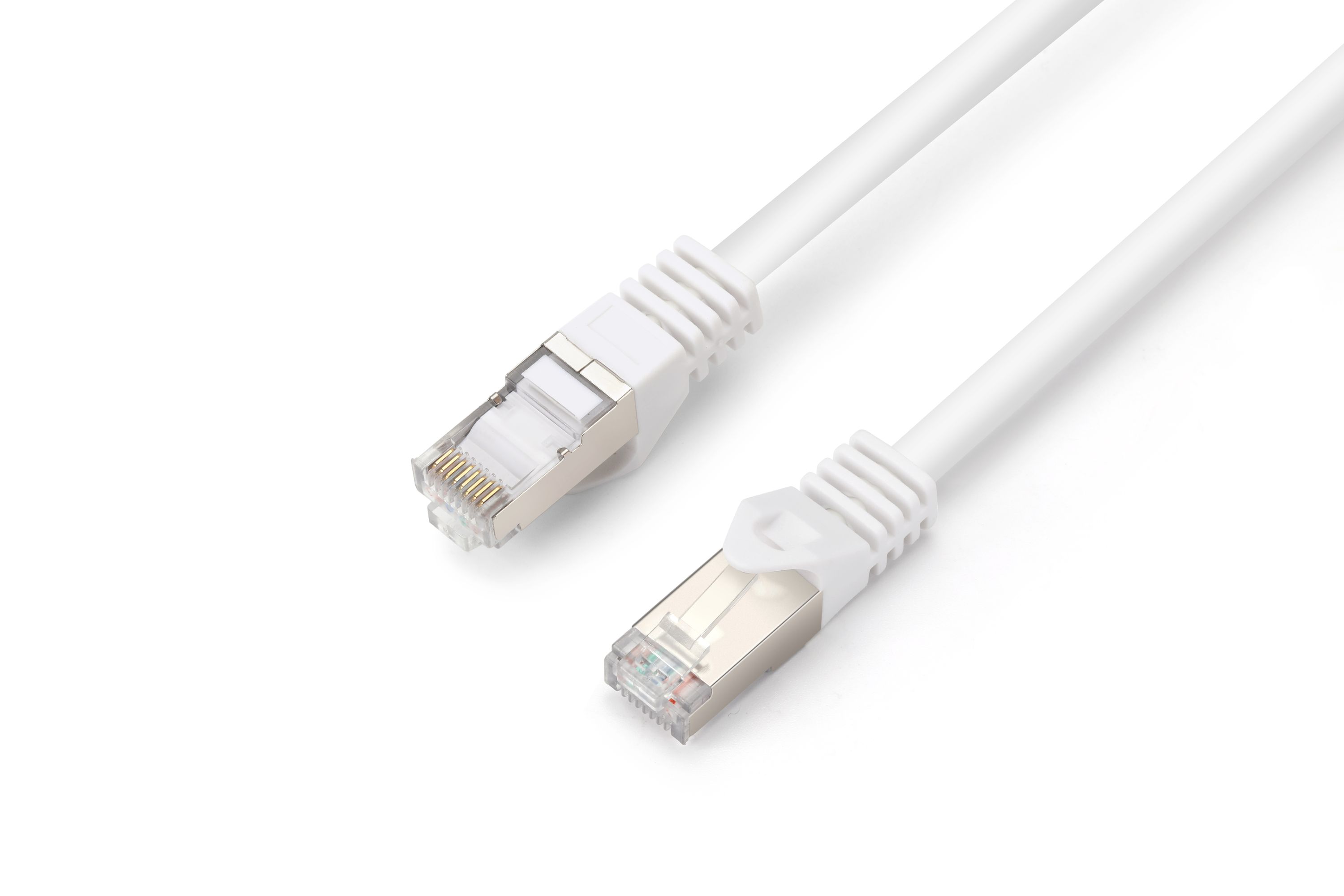 Patchkabel Cat6A weiss 2 m