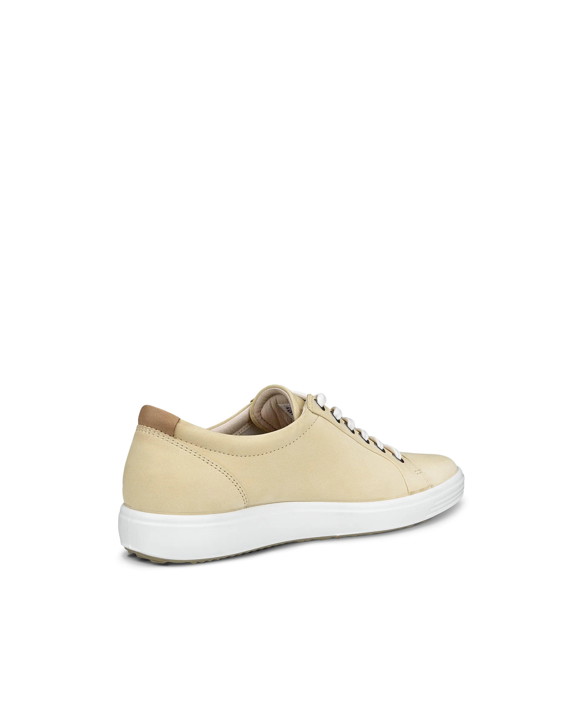 ECCO SOFT 7 W Damen Sneaker aus Nubukleder Gelb