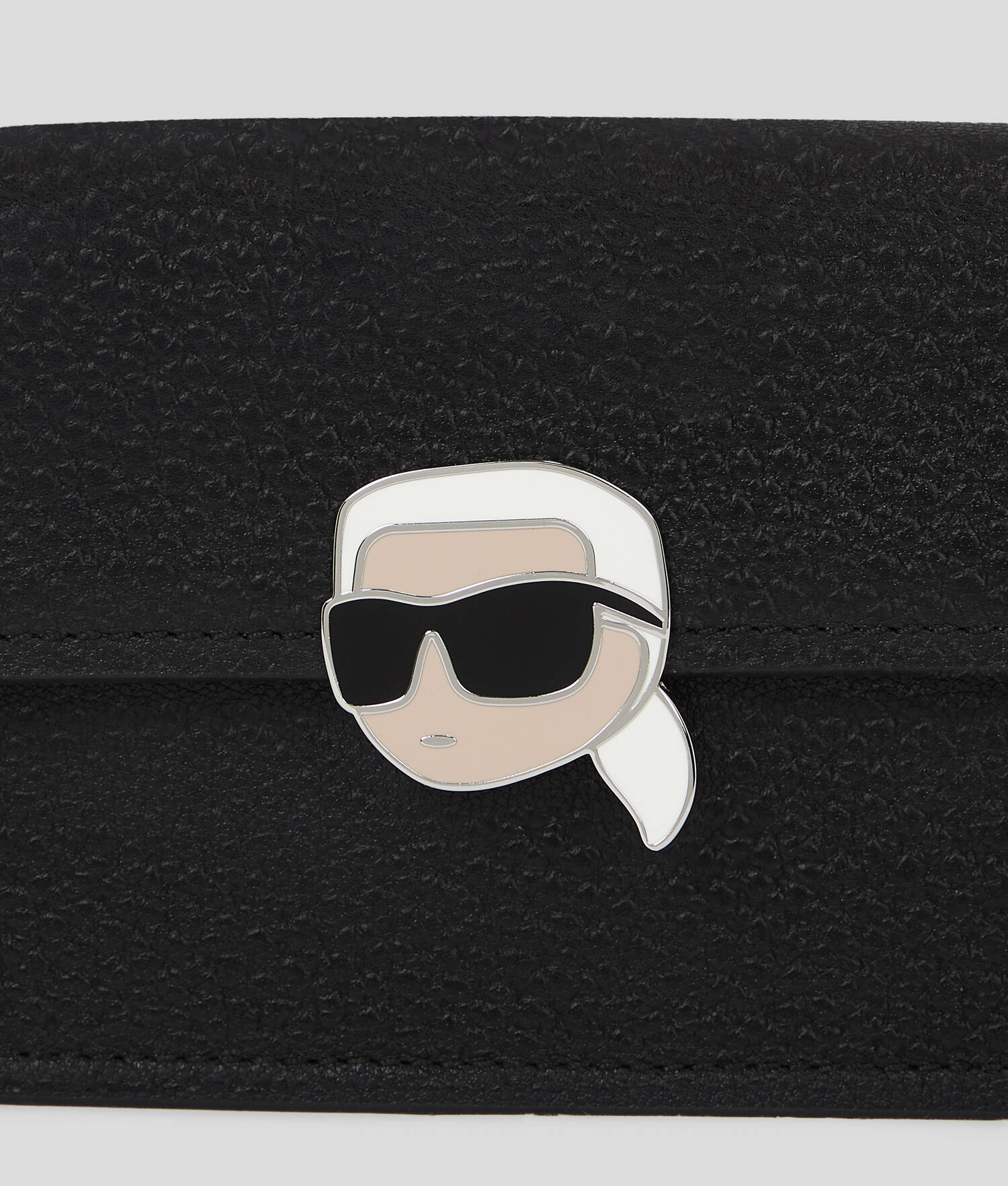 POCHETTE GRAINÉE IKON - Noir