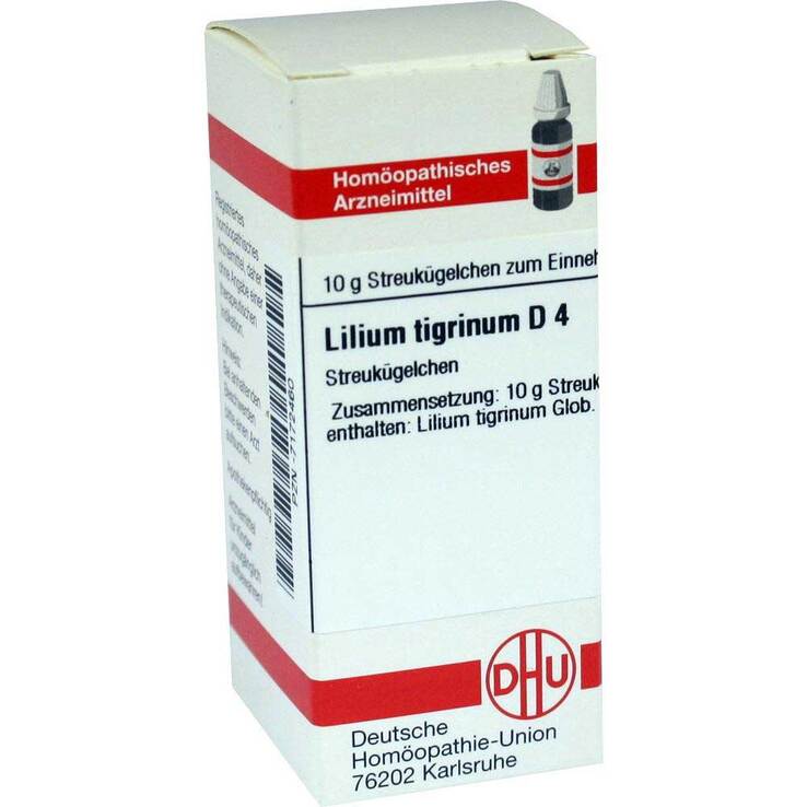 DHU Lilium tigrinum D 4 Globuli, 10 g
