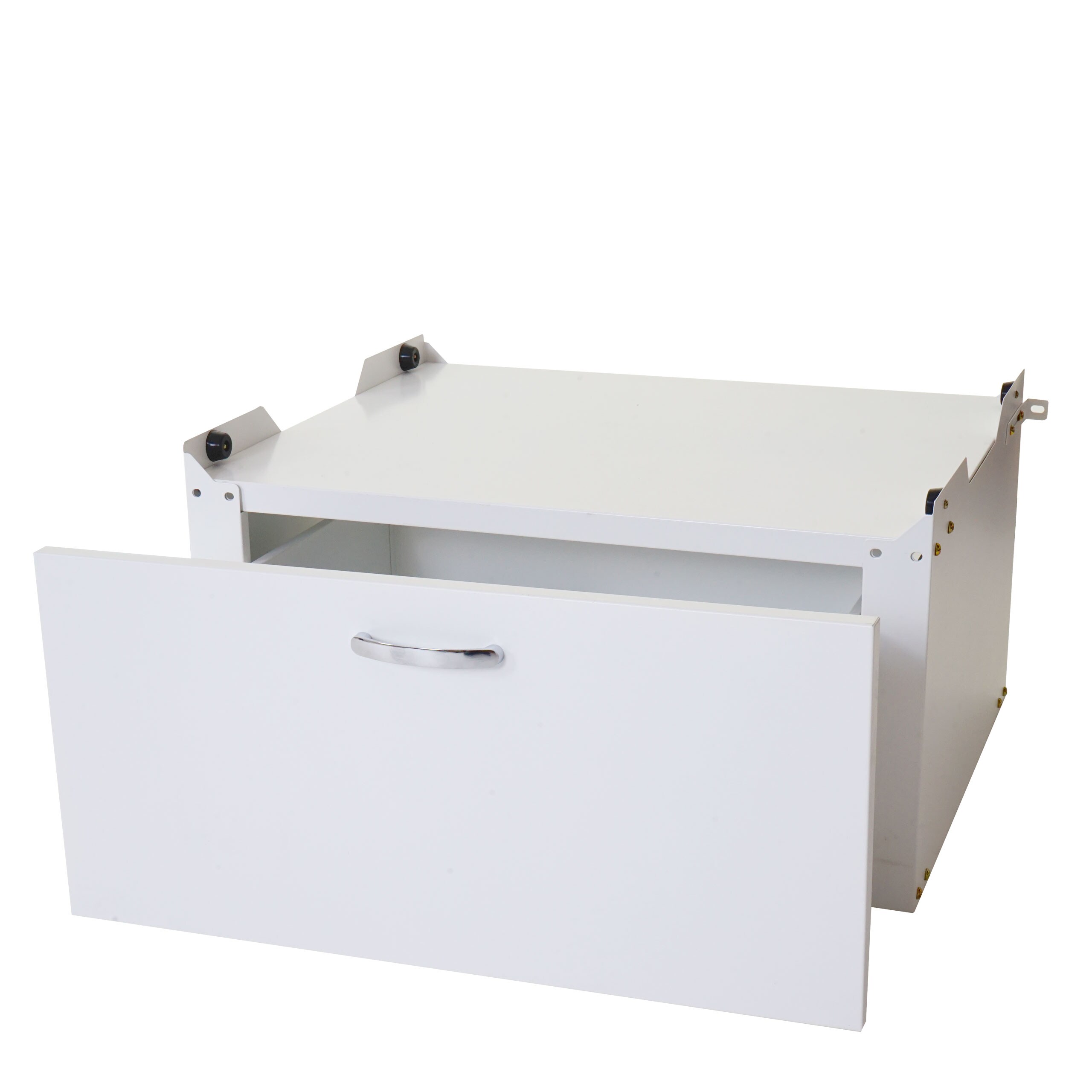 Waschmaschinenunterschrank MCW-E50, Sockel Podest Erhöhung Untergestell, Schublade 33x61x52cm