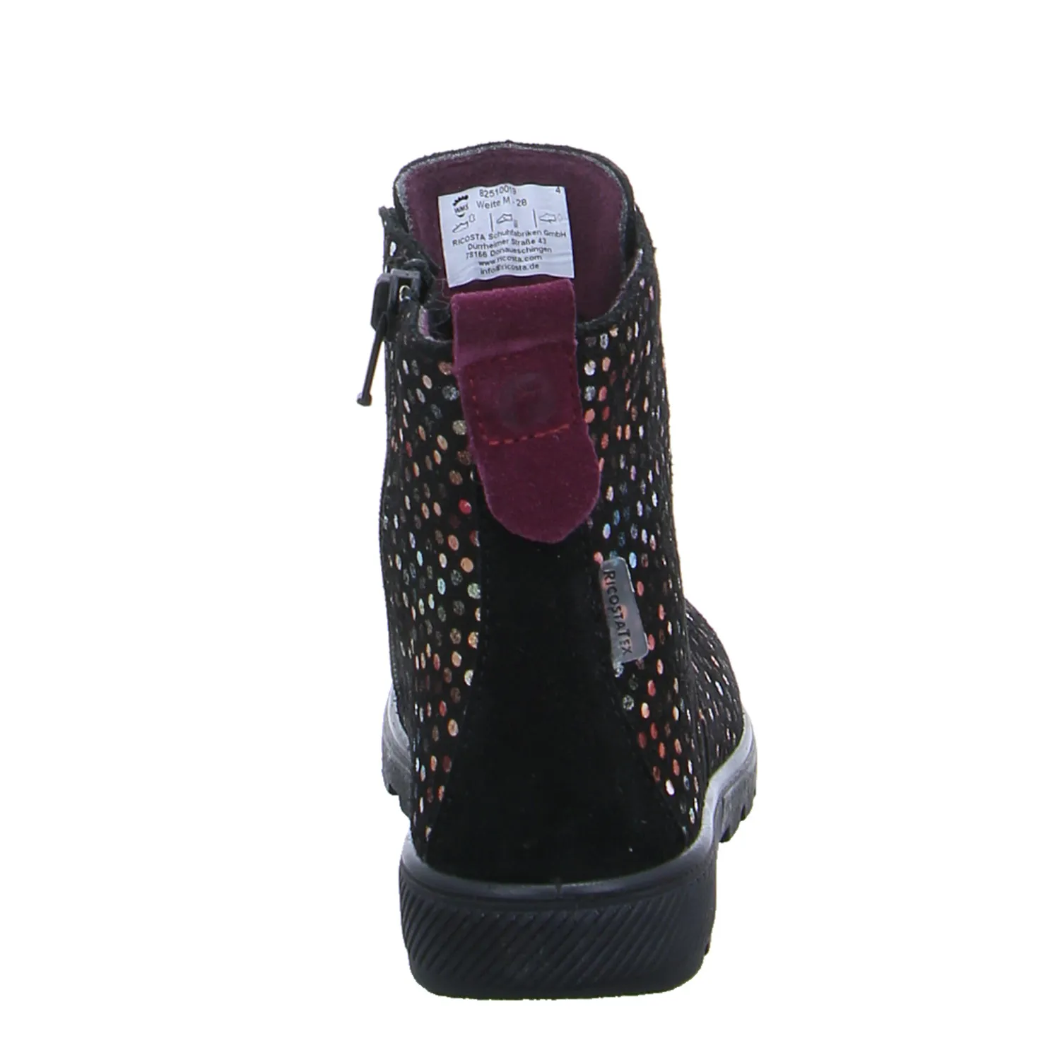 PEPINO Kleinkinder-Winterstiefel Schwarz Textil  Bottine