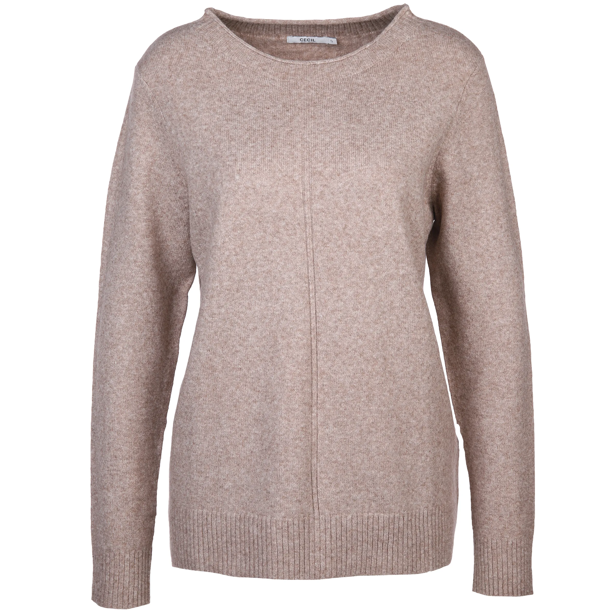 Damen Pullover mit mittiger Naht