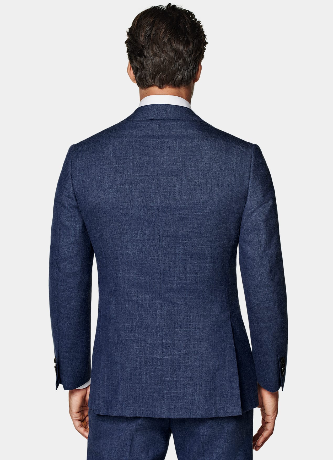 Costume trois pièces Havana coupe Tailored bleu moyen