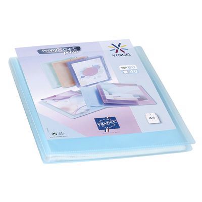 Viquel Propysoft - Porte vues personnalisable - 80 vues - A4 - disponible dans différentes couleurs