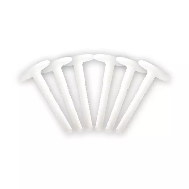Visserie TAHE fin softboard screw set (x6) Blanc