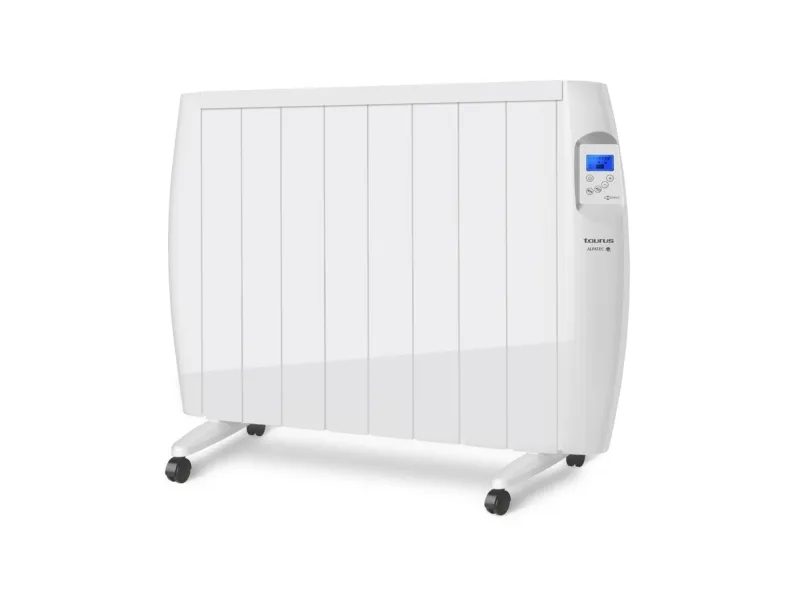 Taurus MALBORK CONNECT 1500, Konvektor elektrisk rumvarmer, IP24, Indendørs, Gulv, Væg, Hvid, LCD