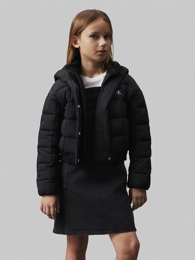 Calvin Klein ARCHIVE GRID PUFFER JACKET Beh