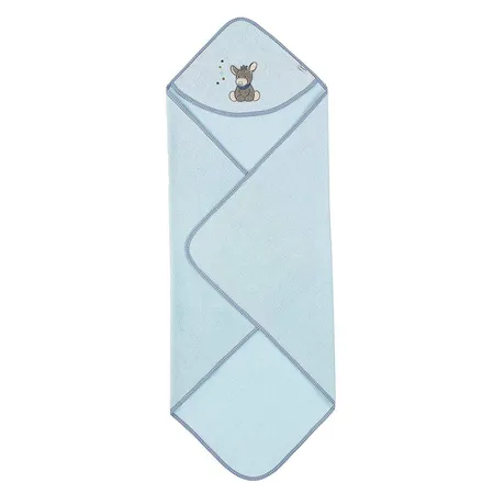 Sterntaler Badetuch Ente Emmi hellblau, 100x100 cm
