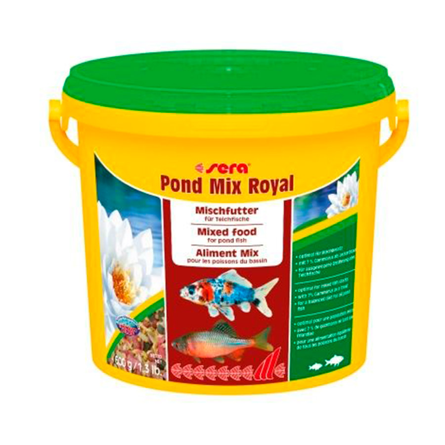 Ração para peixes Sera Pond Mix Royal