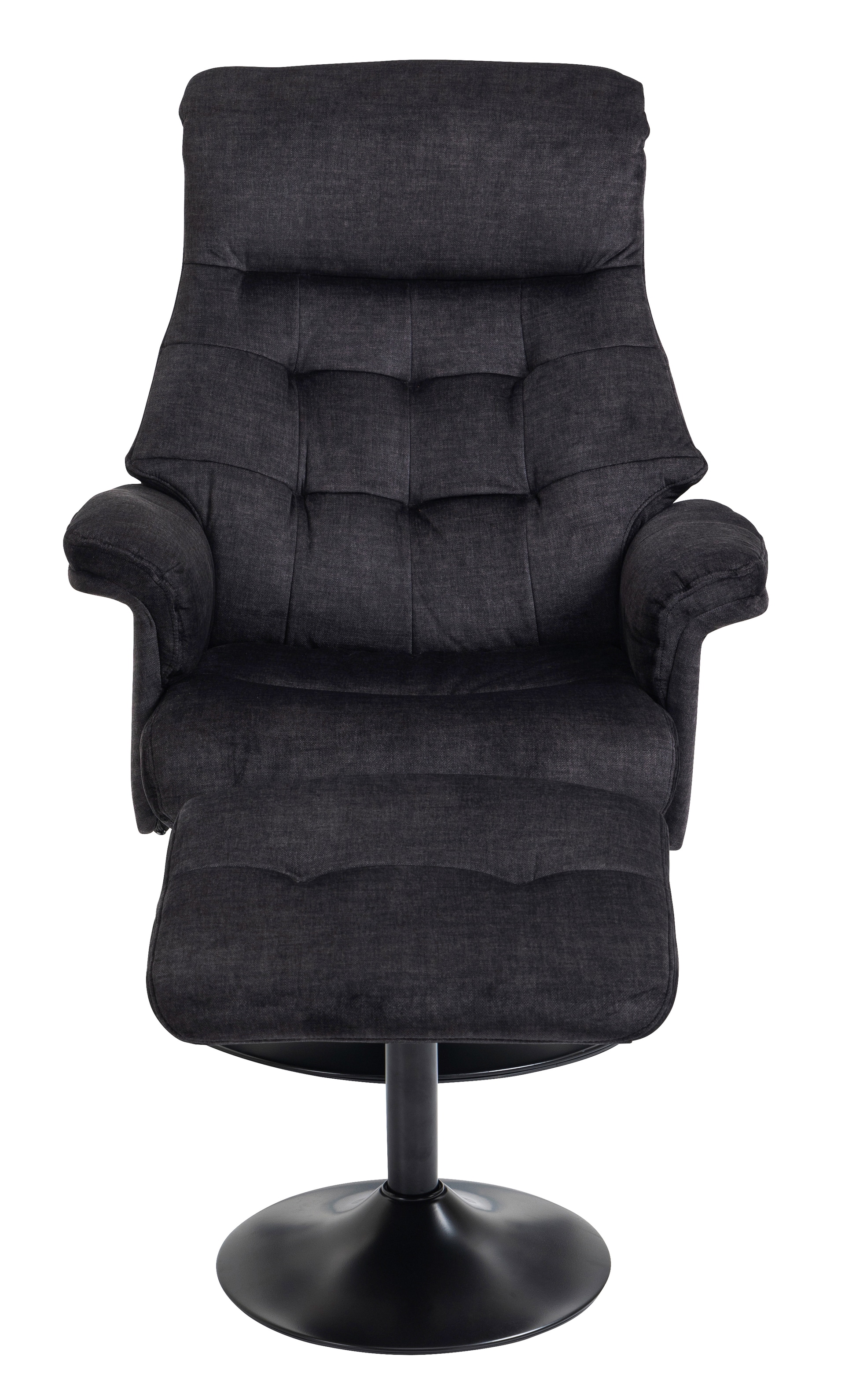 Relaxsessel IDA 2er Set grau-charcoal
