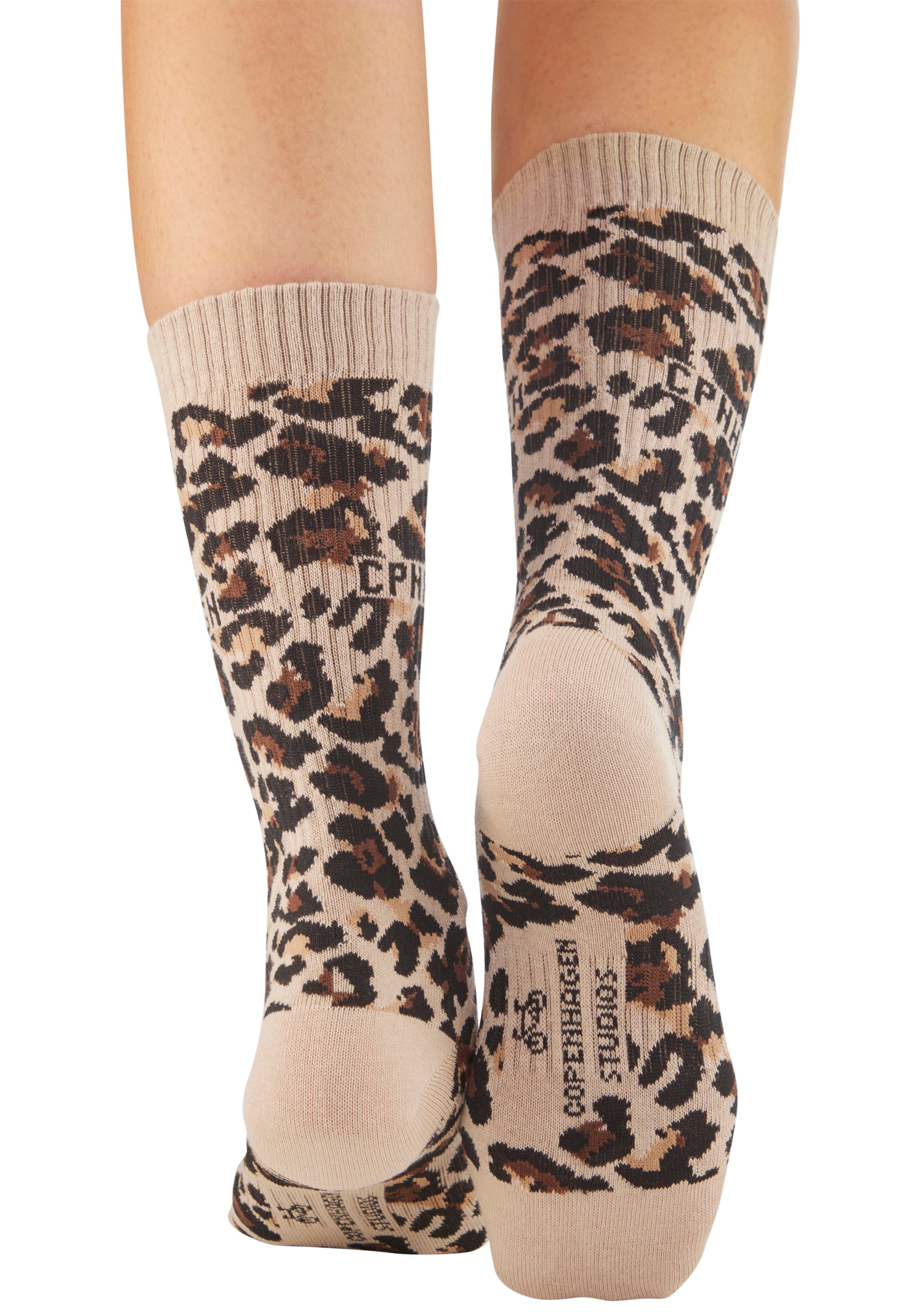 Copenhagen Studios Langsocken Packung, 2 Paar tlg. gemustert und in uni