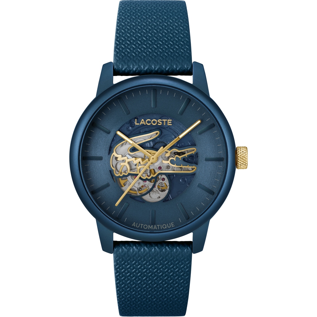 Lacoste 12.12 Automatic Leder Blau