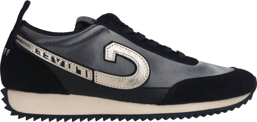 Cruyff Zwarte Suède Lage Sneakers Do ica Walk Multicolor